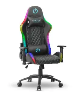 [ENC GC1003+] SILLA GAMER 2D BRAIN RGB BLACK ENC GC1003+  ENKORE
