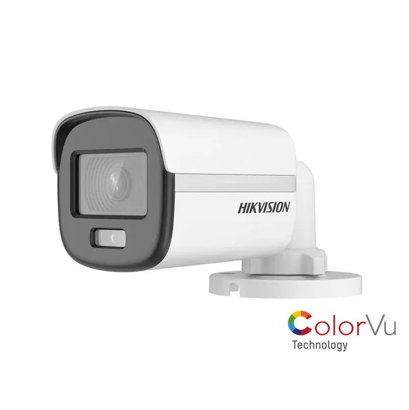 CAMARA DE SEGURIDAD HIKVISION TUBO 2MP COLOR VU LENTE 2.8MM DS-2CE10DF0T-PF