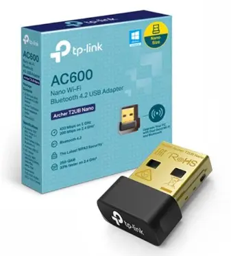 ADAPTADOR USB AC600 TP-LINK ARCHER T2UB NANO WIFI Y BLUETOOTH 5.0