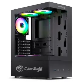 [CBX5008R] GABINETE CASE GAMER MARCA CYBERTEL EPICO CBX5008R