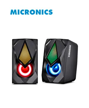 [MIC S309-9] PARLANTE 2.0 RGB 2" MICRONICS CORSAIR BLACK MIC S309-9 