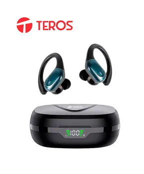 [TE-80710N] Audifonos Teros TE-80710N, Bluetooth, TWS, Negro