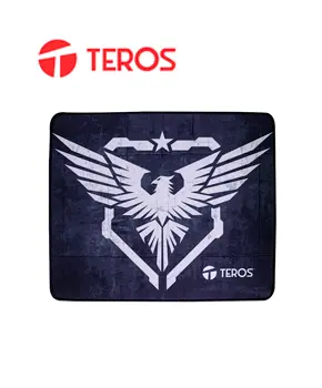 [TE-3014S] Mouse pad TEROS TE-3014S, negro con diseño