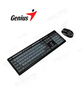 [KM-8200] TECLADO GENIUS + MOUSE WIRELESS SMART KM-8200 AI COPILOT USB BLACK/GREY