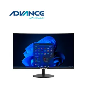 Monitor curvo Advance ADV-2751S, 27" VA FHD CURVO, HDMI, DP curvatura R1500 y Res 1920x1080.
