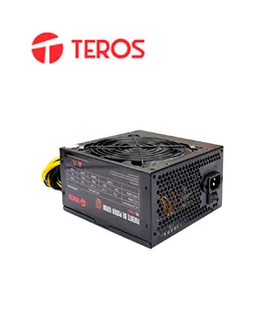 [TE-7160] Fuente de alimentación TEROS TE-7160, ATX, 600W, 80 Plus Bronze, 100V-240VAC, CERTIFICADA