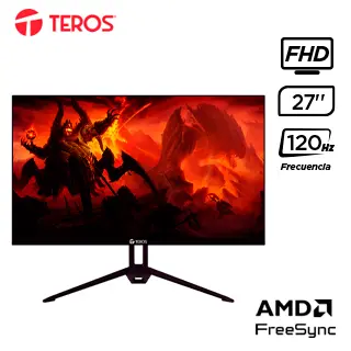 [TE-2713S] MONITOR TEROS PLANO TE-2713S, 27" FHD IPS, HDMI, DP (1920x1080)