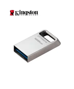 [DTMC3G2/128GB] Memoria Flash Kingston DataTraveler Micro Unidad Flash USB Ultrapequeño Metal Premium. 128GB USB 3.2 Gen 1, R: 200 MB/s