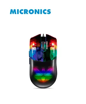 [MIC GM812] MOUSE GAMER USB MICRONICS SPECTRE MIC GM812  RGB 7B 12800DPI 