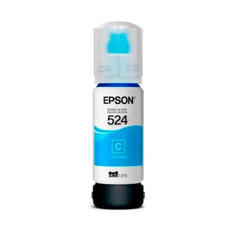 BOTELLA DE TINTA EPSON T524 CYAN T524220-AL