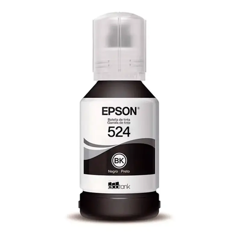 BOTELLA DE TINTA EPSON T524 NEGRO/BLACK T524120-AL