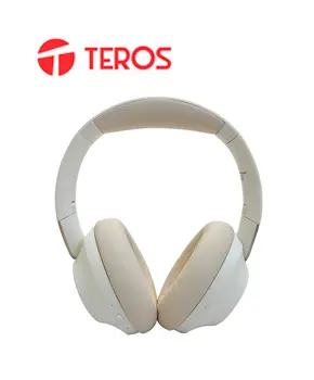 Audífono inalámbrico BLUETOOTH ANC TEROS TE-8033WP (Headset), blanco