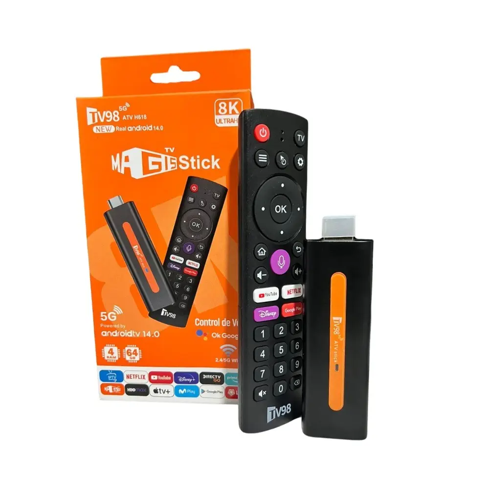 Convertidores de Smart TV Box sistema Android TV98 MAGIS STICK