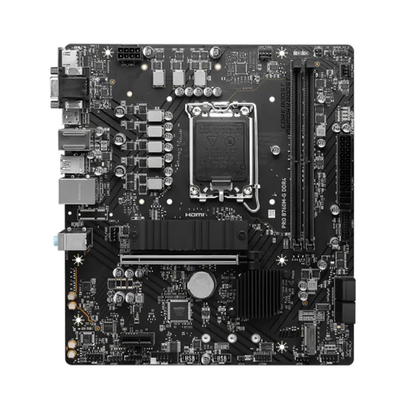 [PRO B760M-G DDR4] Motherboard MSI PRO B760M-G DDR4, Chipset Intel B760, LGA1700, HDMI, DP, VGA, mATX