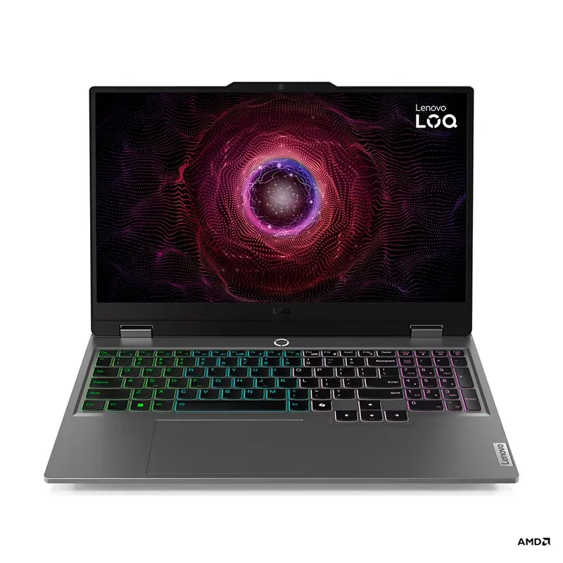 [83JC00MJLM] Notebook Gaming Lenovo LOQ 15ARP9, 15.6" FHD IPS, AMD Ryzen 5 7235HS 3.2/4.2GHz, 8GB DDR5 SSD M.2 512GB GEFORCE RTX 3050 6GB GDDR6
