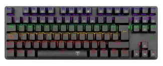 Teclado T-Dagger BORA LITE Rainbow, Spanish T-TGK313GB-LIT BLACK RED SWITCH