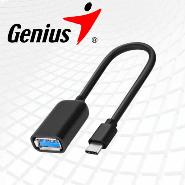ADAPTADOR GENIUS ACC-C2AC USB-C A USB-A 21CM BLACK