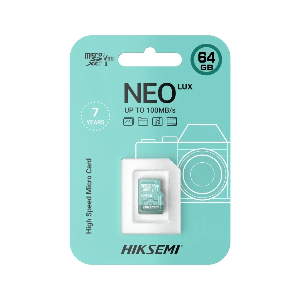 MEMORIA MICRO SD 64GB NEO LUX