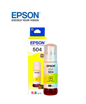 [T504420-AL] BOTELLA DE TINTA EPSON T504420-AL AMARILLO CONTENIDO 70ML