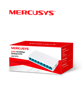 [MS108] SWITCH MERCUSYS MS108 8 PUERTOS 10/100MBPS