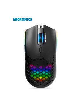 [MIC GM804] MOUSE GAMER USB RGB LIGHTER MIC GM804 7B 12800DPI MICRONICS