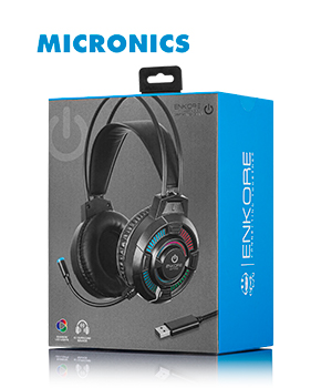 [EKHG 1004U] AURICULAR GAMER USB ENKORE ACTIVE 5.1 EKHG1004U  RAINBOW C/MICRO