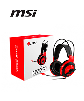 [MSI DS501] AURICULARES GAMING MSI DS501 40MM 3.5MM MICROFONO