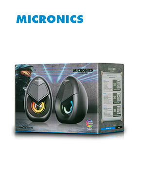 [MIC S326] PARLANTE MICRONICS MIRAGE MIC S326 RGB SOUND 2.0
