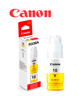 [3393C001AB] BOTELLA DE TINTA CANON GI-10Y AMARILLO 70ML
