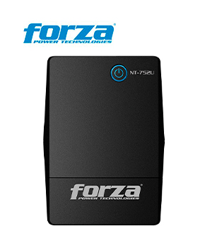 [NT-752U] UPS INTERACTIVA FORZA N-752U 750VA/375W, 6 SLDS, RJ45, 220V