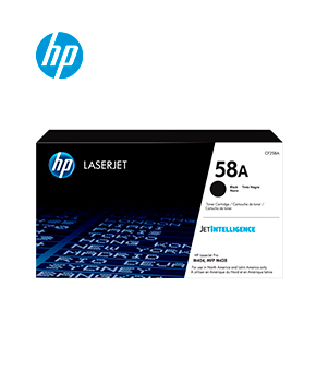 [CF258A] CARTUCHO DE TÓNER HP 58A NEGRO LASERJET ORIGINAL