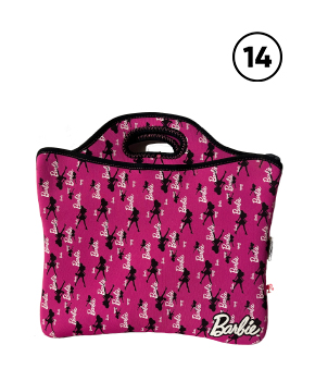 [NOTGEN00515] MALETIN FUNDA BARBIE CON ASA  PARA LAPTOP 14.5"