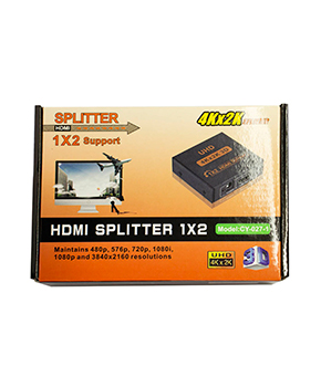 [CY-027-1] SPLITTER HDMI  1×2 FULL HD 4KX2K MULTIPLICADOR DE SEÑAL