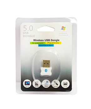 [ACCGEN00540] ADAPTADOR BLUETOOTH 5.0 PC DAP-8 BLISTER BLANCO