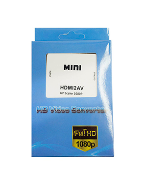 [ACCGEN00569] CONVERTIDOR HDMI(INPUT) A AV-RCA(OUTPUT) MINI