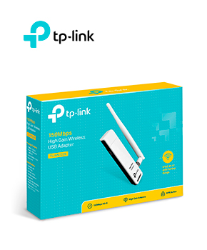 [TL-WN722N] ADAPTADOR DE RED TP-LINK WIFI USB 150M CON ANTENA TL-WN722N