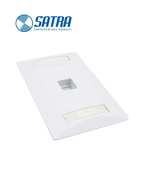 [SA-403011] PLACA PARED IDENTIKIT 1 PTO BLANCO SATRA