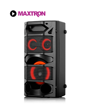 [MULTMXSTL305] PARLANTE MAXTRON STELLAR MX 305W TOWER LUCES LED BT USB FM MICRÓFONO