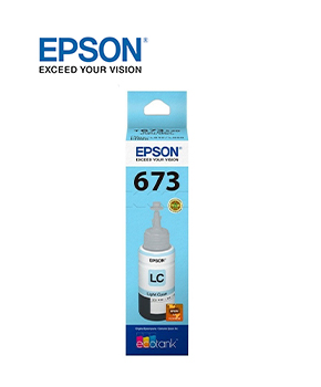 [T673520] TINTA EPSON 673 (T673520) COLOR CYAN CLARO CONTENIDO 70 ML