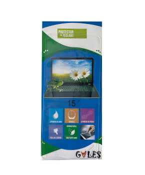 [NOTGEN00746] PROTECTOR DE TECLADO SILICONADO 15" NORMAL