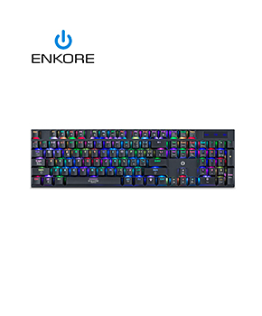 [ENK-1003] TECLADO GAMER MECANICO USB ENKORE ROYALE ENK1003 RGB 