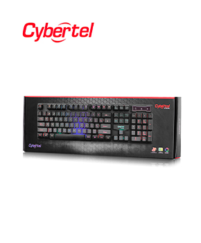 [CYB K505] TECLADO GAMER USB LED CYBERTEL XTREME BLACK CYB K505