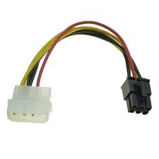 [CBPCIE8P1M]  CABLE MOLEX 4 PINES A PCI EXPRES 8 PINES