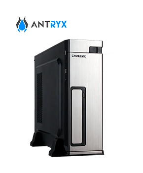 [AC-XS100S-300CPR1] CASE ANTRYX XS-100 SILVER XTREME SLIM CON FUENTE 300W USB 2.0