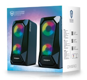 [MICS300] PARLANTE 2.0 RGB SPARKO MIC S300  2.5" MICRONICS