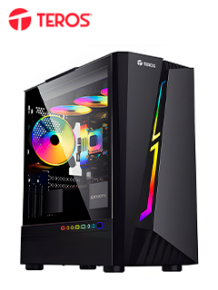 [TE1172N] Case Gamer Teros TE-1172N Mid Tower Negro USB 3.0 USB 2.0 Audio