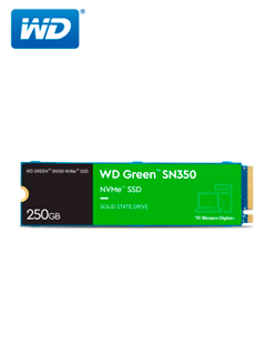 [WDS250G2G0C] Unidad Estado Solido Western Digital Green SN350 NVMe 250GB M.2 2280