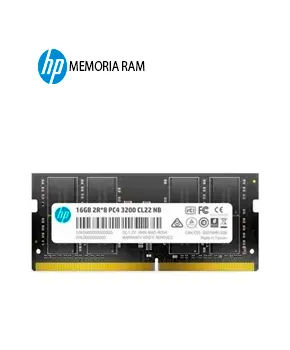 [2E2M7AA] MEMORIA RAM SODIMM HP S1 SERIES 16GB DDR4-3200MHz CL-22 1.20V 260-PIN