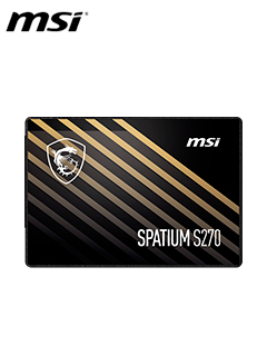 [824142297728] Unidad de Estado Solido MSI SPATIUM S270 SATA 2.5" 240GB SATA III 6.0 Gbps (W:500 MB/s, R:400 MB/s)
