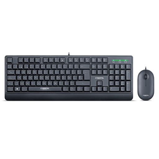 [CYB T109] KIT TECLADO+MOUSE USB HAMILTON BLACK CYB T109  CYBERTEL
